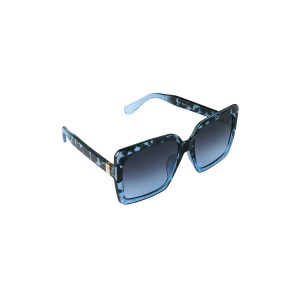Γυναικεία oversized τετράγωνα γυαλιά ηλίου μπλε ταρταρούγα