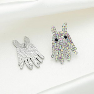 Καρφωτά Σκουλαρίκια Kawaii ζωάκια με στράς 