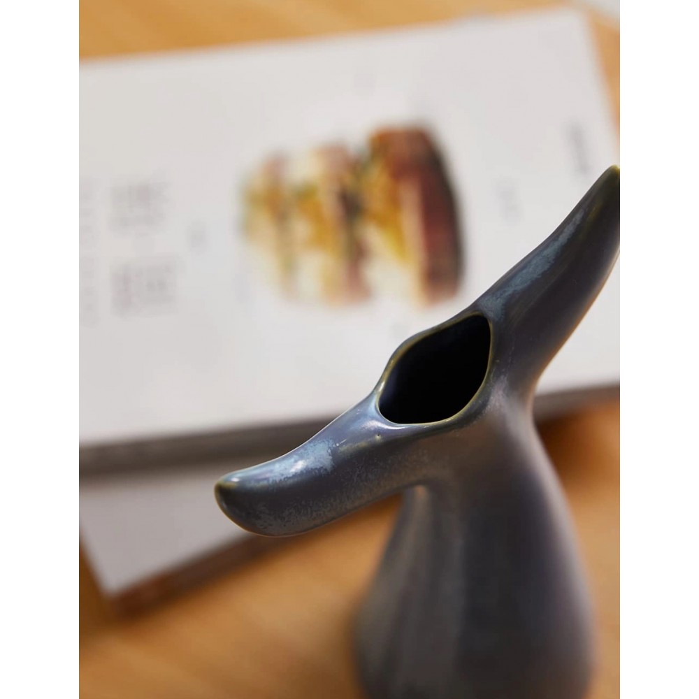 Διακοσμητικό κεραμικό βάζο εμπνευσμένο από τον ωκεανό ουρά φάλαινας μπλε